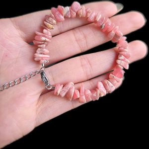 Lắc Tay Vòng tay đá Đào Hoa - Rhodochrosite - Vòng đá năng lượng phong thủy